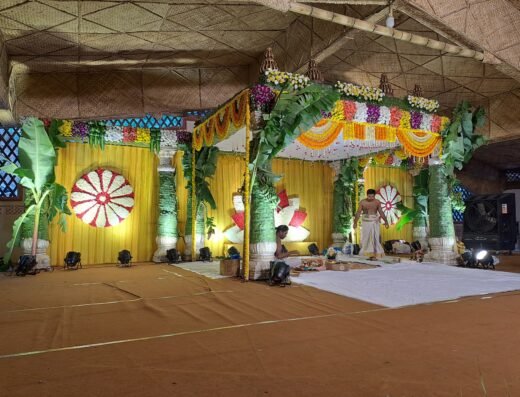 Grand Green Mat Mandapam