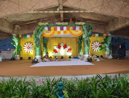 Grand Green Mat Mandapam