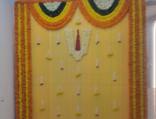 Mango yellow backdrop